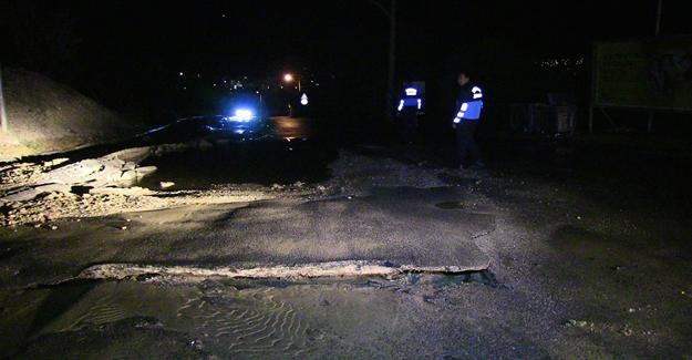 Bodrum’da su borusu patladı