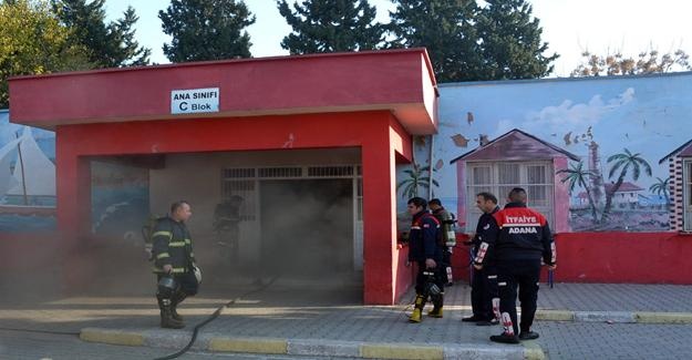 Adana'da Anaokulundaki yangın