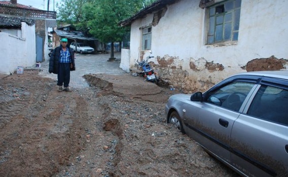 Çanakkale'deki Sağanak