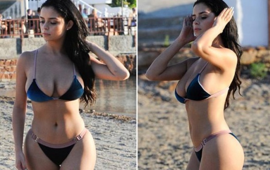 Demi Rose Muhteşem Fiziğiyle Adından Söz Ettiriyor