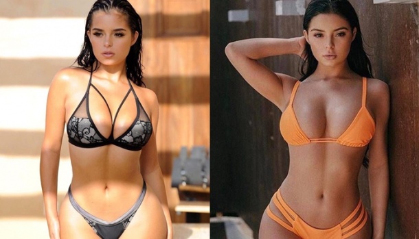 Demi Rose Muhteşem Fiziğiyle Adından Söz Ettiriyor