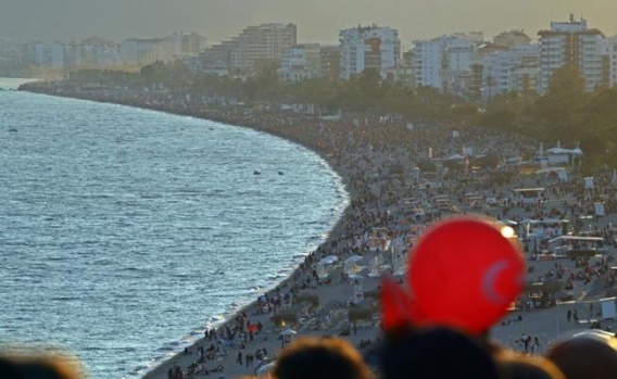 SOLOTÜRK, Konyaaltı Sahili Gösterisi