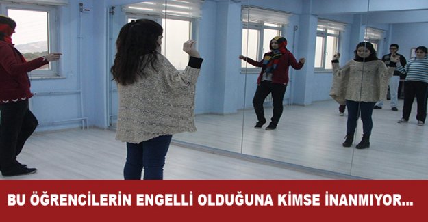 Bu öğrencilerin engelli olduğuna kimse inanmıyor...