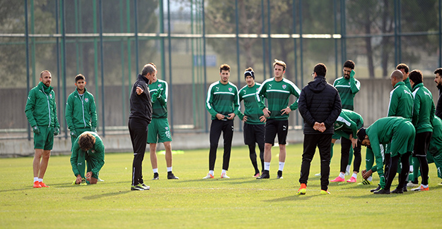 Bursaspor kanat organizasyonu çalıştı