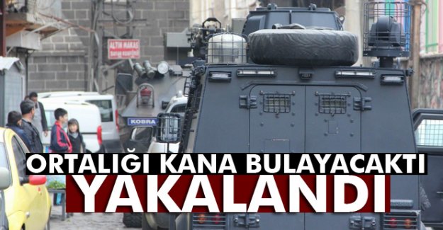 Diyarbakır’da eylem hazırlığındaki terörist yakalandı