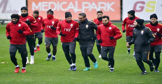 Galatasaray, Alanyaspor maçı hazırlıklarını sürdürdü