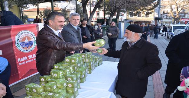 Gemlik'te Kandil Simidi Geleneği Devam Etti