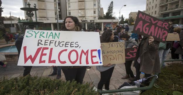 İsrail’de Halep protestosu