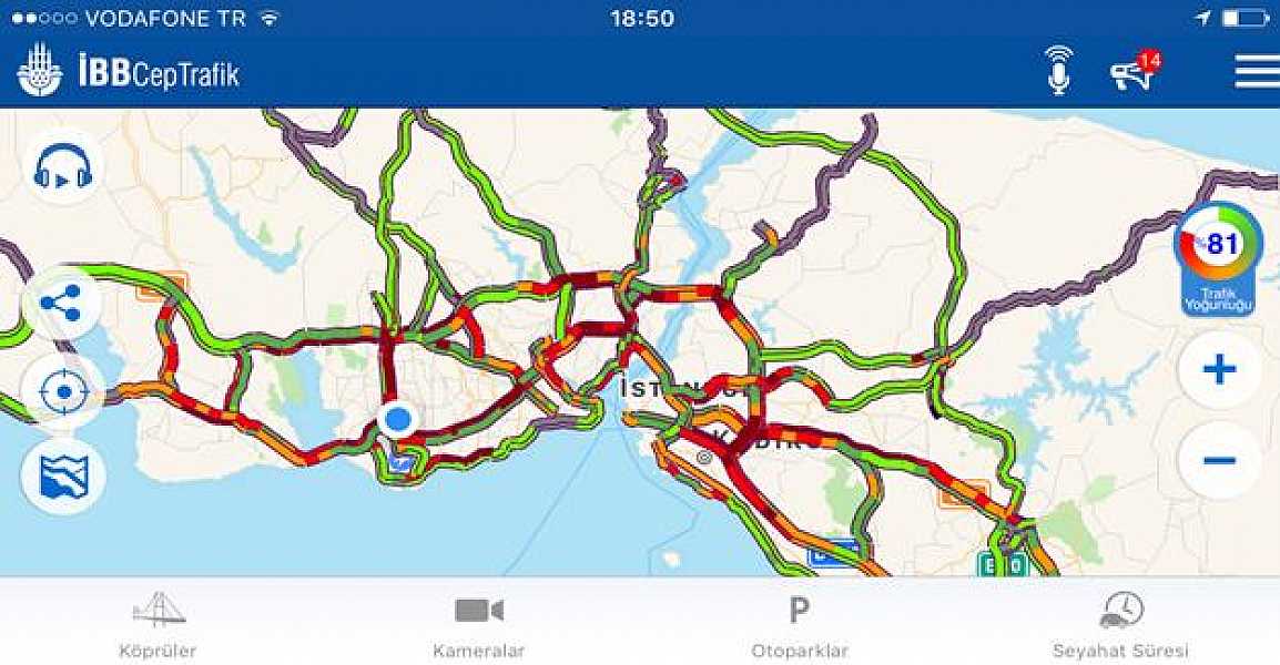 İstanbul'da kar etkisini arttırarak devam ediyor