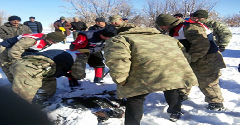 Malatya’da ava giden kişi donarak öldü