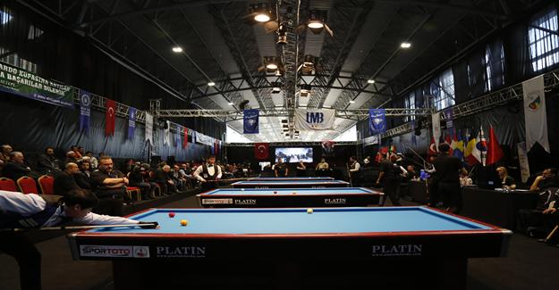 3 bant bilardo dünya kupası başladı