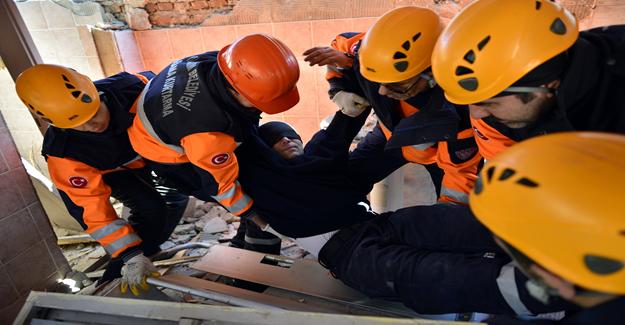 Yıldırım'da Nefes Kesen Tatbikat