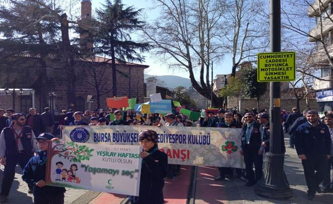 Bursa'lı İzcilerden Yeşilay’a Destek