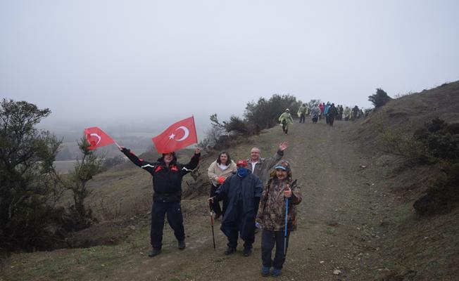 Bursalı dağcılar Ericek Göleti’nde