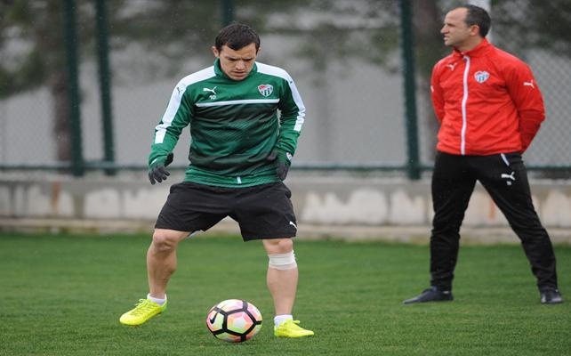 Bursaspor şut çalıştı