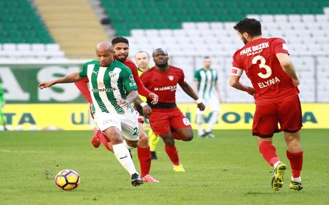 Bursaspor, şut sayısını arttırdı