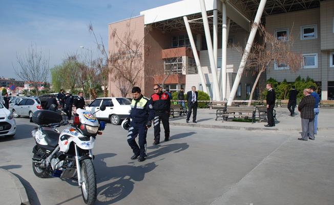 Tire Devlet Hastanesinde bomba hareketliliği