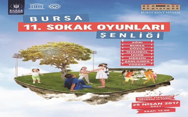 Bursa ‘Sokak Oyunları Şenliği`ne hazır