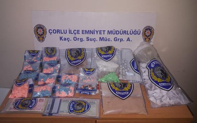 Tekirdağ'da uyuşturucu operasyonu