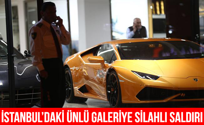 Beşiktaş'ta oto galeriye silahlı saldırı