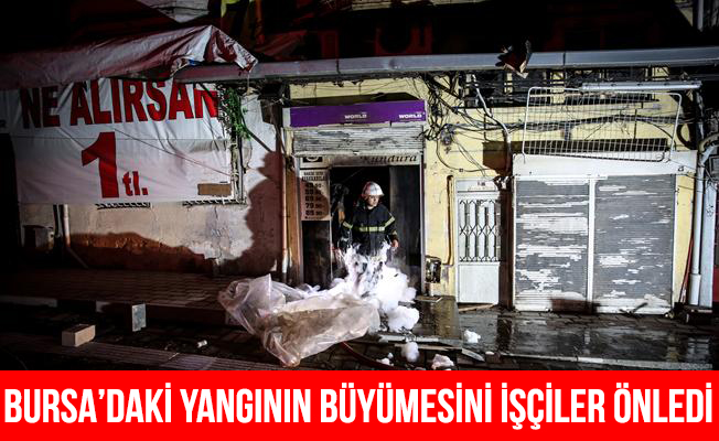 Bursa'daki Yanıgın Büyümesini Peyzaj İşçilerinin Dikkati Önledi