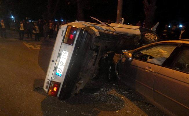 Edirne'de trafik kazası: 4 yaralı