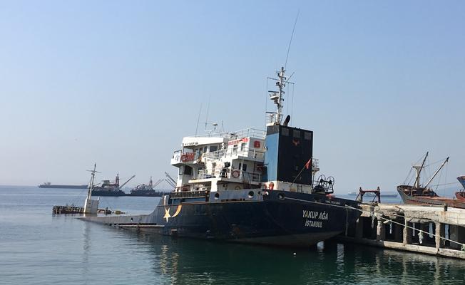 Kartal sahilinde kuru yük gemisi battı