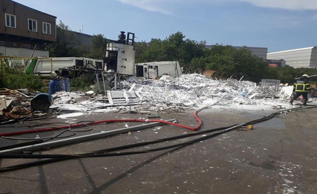 Kocaeli'de fabrika yangını