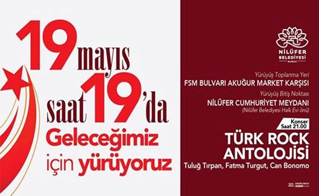 Nilüfer’de binler 19 Mayıs’ta geleceği için yürüyecek