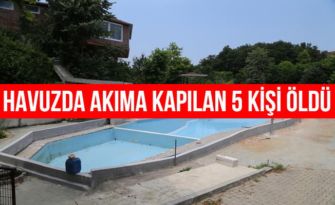 Havuzda elektrik akımına kapılanların ölmesi