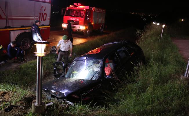 Kocaeli'de otomobil su kanalına düştü: 1 ölü