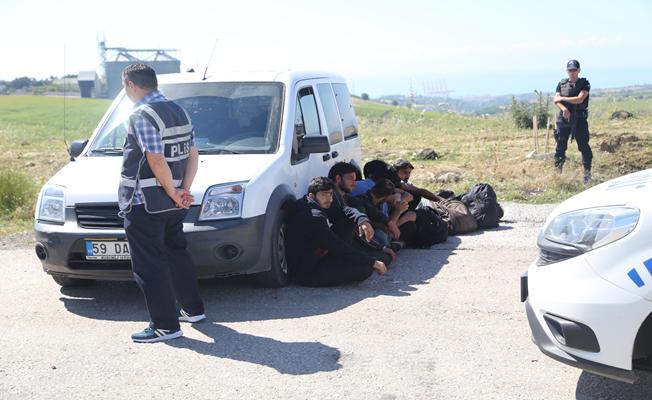 Pakistanlı 7 kaçak Tekirdağ'da yakalandı