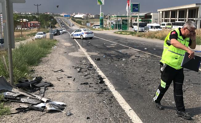 Tekirdağ'da trafik kazası: 10 yaralı