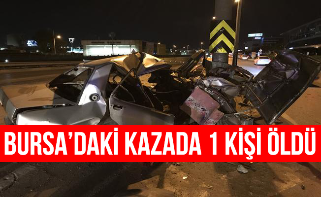 Bursa Mudanya Yolunda Trafik Kazası: 1 Ölü