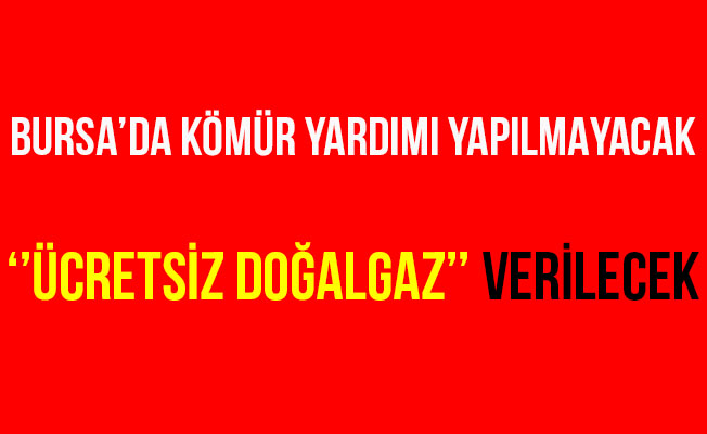 İhtiyaç sahiplerine kömür yerine doğalgaz verilecek