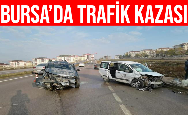 Bursa İnegöl'deki Trafik Kazasında 4 Kişi Yaralandı