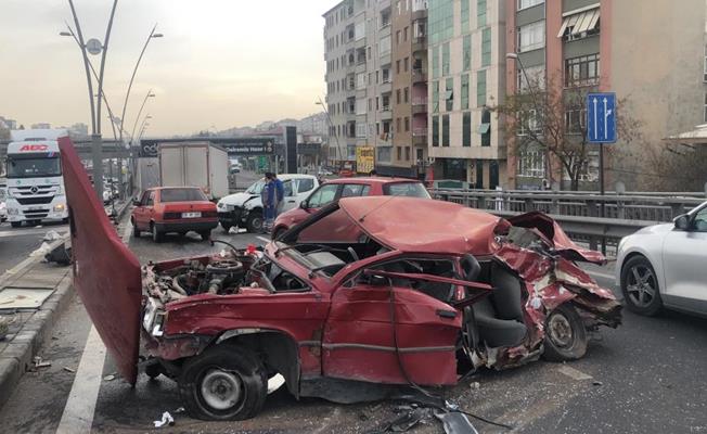 Kayseri’de facia gibi trafik kazası: 4 yaralı