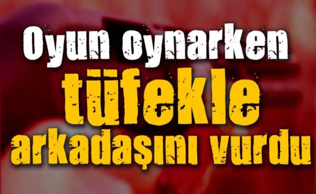 Antalya'da av tüfeğiyle oynarken arkadaşını öldürdü