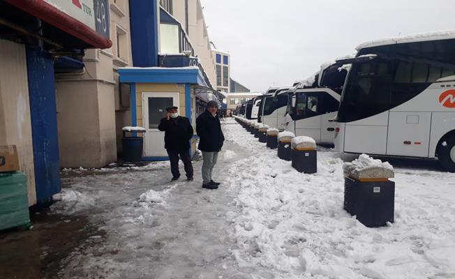 İstanbul'da otobüs seferleri durduruldu