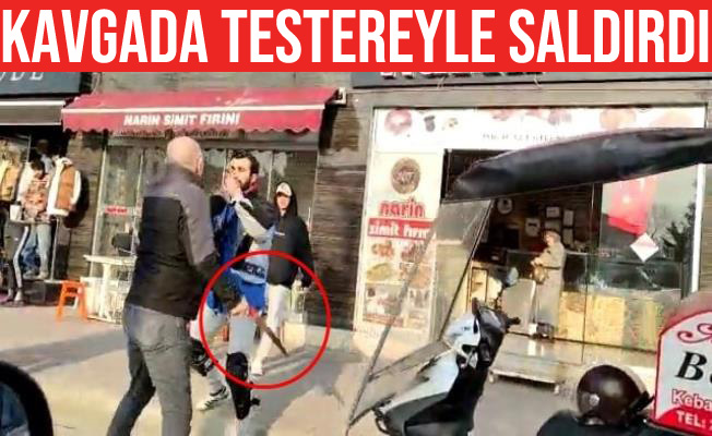 Adapazarı'nda taksi şoförü sürücüye testereyle saldırdı