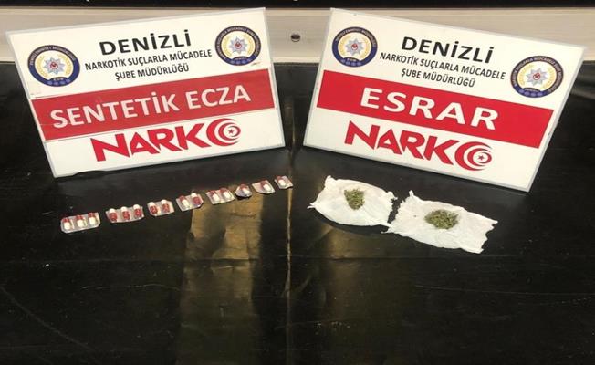 Denizli’de uyuşturucu ticareti yapan 4 şüpheli tutuklandı