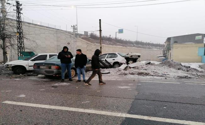 Gaziantep’te zincirleme trafik kazası