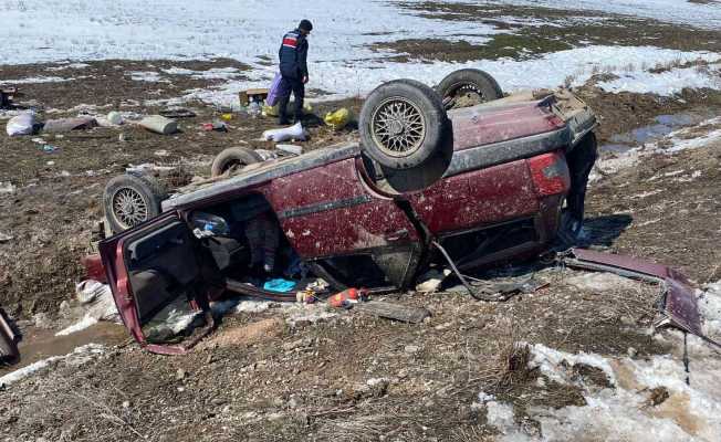 Afyonkarahisar’da trafik kazası: 1 ölü, 1 yaralı