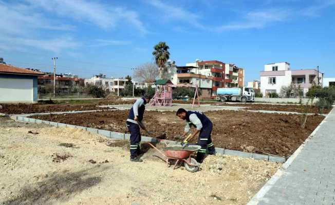 Akdeniz Belediyesi, Karaduvar’a yeni bir çocuk parkı yapıyor