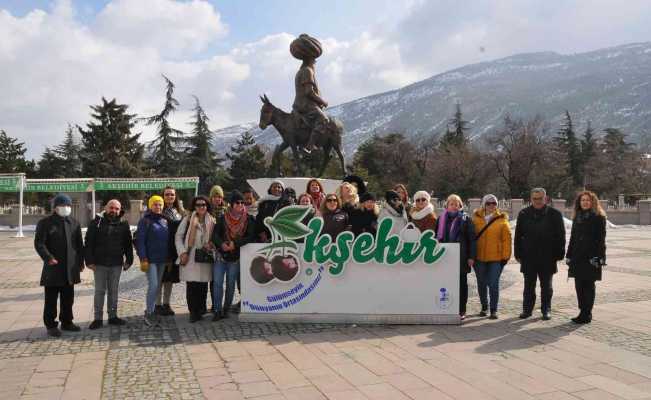 Akşehir Erasmus Projesi kapsamında Türkiye’ye gelen öğretmenleri ağırladı