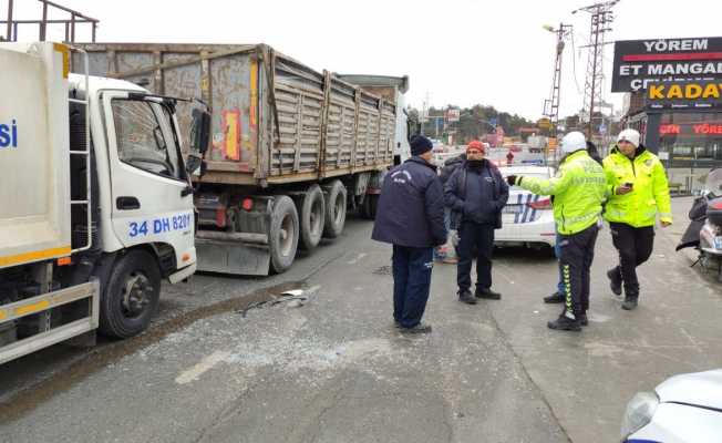 Arnavutköy’de trafik kazası: 1 yaralı