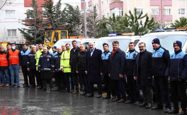 Bağcılar Belediyesi Karla Mücadele Timi sahada