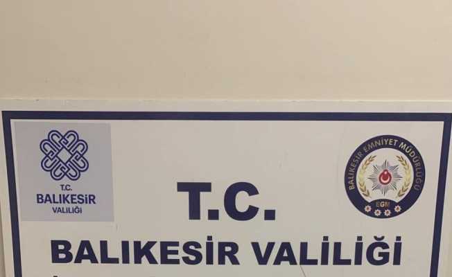 Balıkesir’de bin 237 gram uyuşturucu ele geçirildi