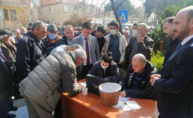 Balıkesir’de hibe koçlar için kura çekimi yapıldı