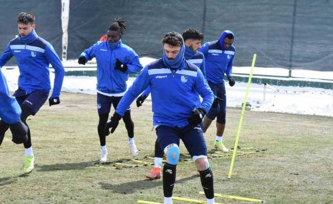 BB Erzurumspor, Yılport Samsunspor maçı hazırlıklarını sürdürdü